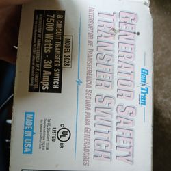 New Generator Transfer Switch