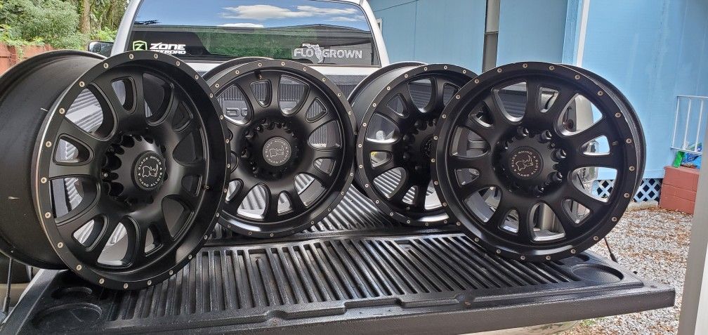 20x9 Super Duty Wheels Black Rhino