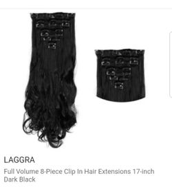 Clip on hair extension