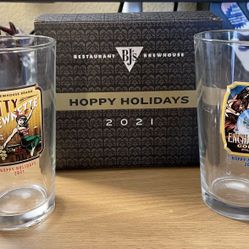 BJ’s Hoppy Holiday 2021 Beer Glasses - Set Of 2