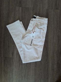 White purple jeans brand new size 30