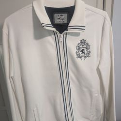 Express XL White Track Jacket