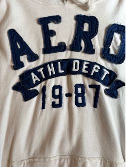 AERO Aeropostale Original NY-CA Hoodie L Pullover Long Sleeve Sweatshirt