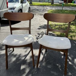 Chairs Pair Excellent Condition 
