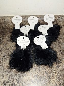7 - Mickey Ear Pom-Poms, 4 inches,