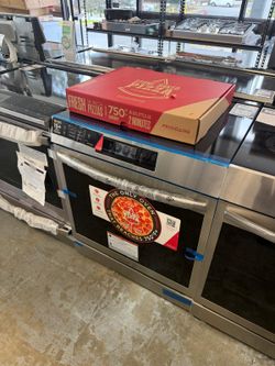 Frigidaire Gallery 30 in. 5-Burner Slide-In Induction Range in Smudge-Proof Stainless Steel with Stone-Baked Pizza