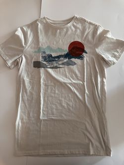 White Shirt With Graphic Design