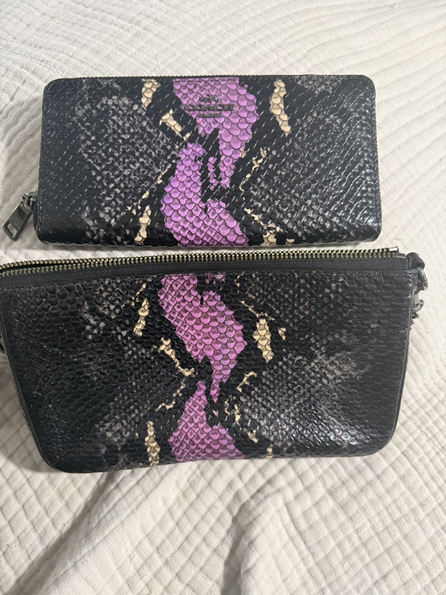 Authentic Coach Purse & Matching Wallet