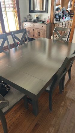 6 chair dining room set with buffet
