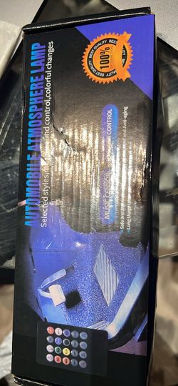 Automobile Atmosphere Lamp with Remote