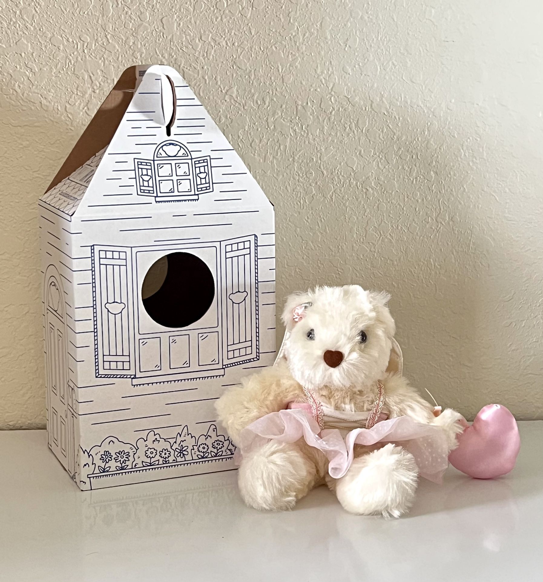 Build a Bear Teddy Ballerina Tutu Angel Wings 12”