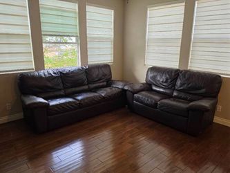 Leather sofa