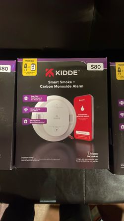 New KIDDE WIRED + BATTERY smart smoke + carbon monoxide alarm