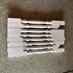 $10 For All!  8 Wooden Spindle Furniture legs-Fishers