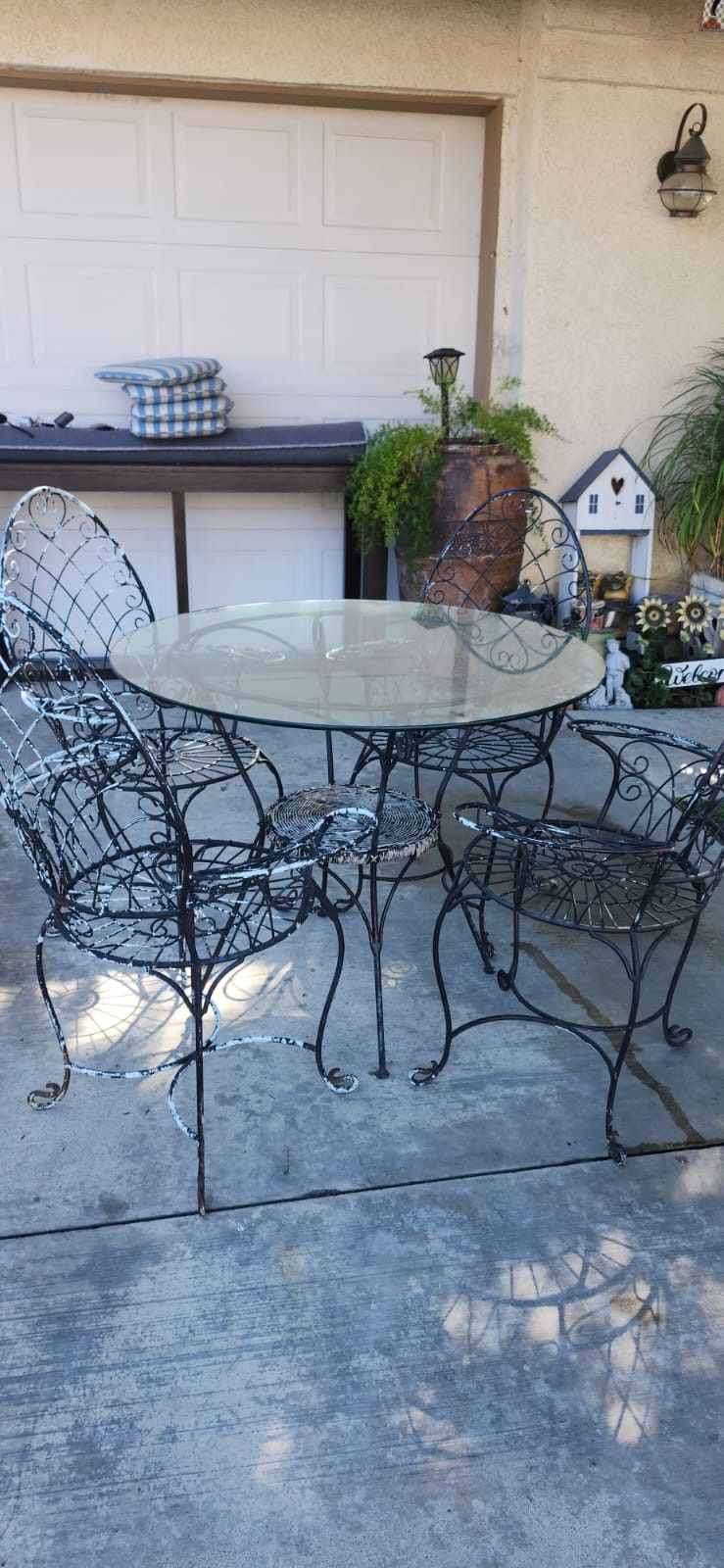 Antique Patio Set