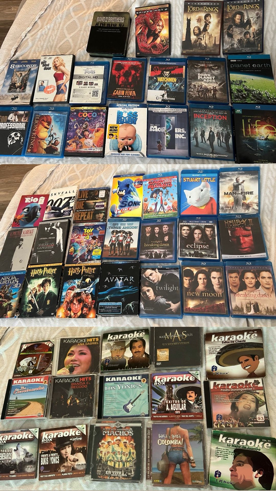 Movies , Blu-ray C , Karaoke