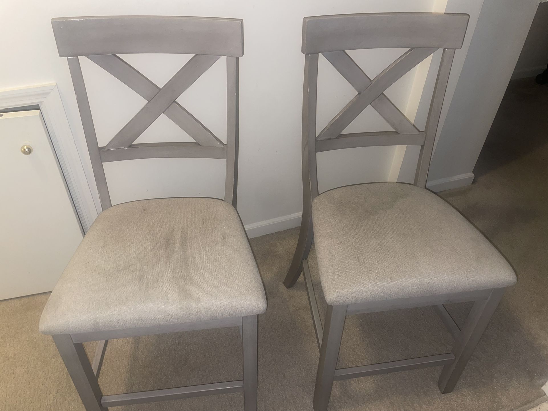 4 Grey Kitchen Chairs