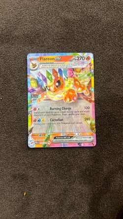 Flareon EX 014 Prismatic Pokemon 