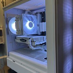 White RGB Gaming Pc