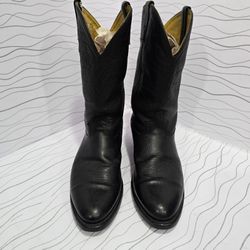 Botas Vaqueras Nocona Boots Hombre 11 EW Cuero Negro USA Vibram