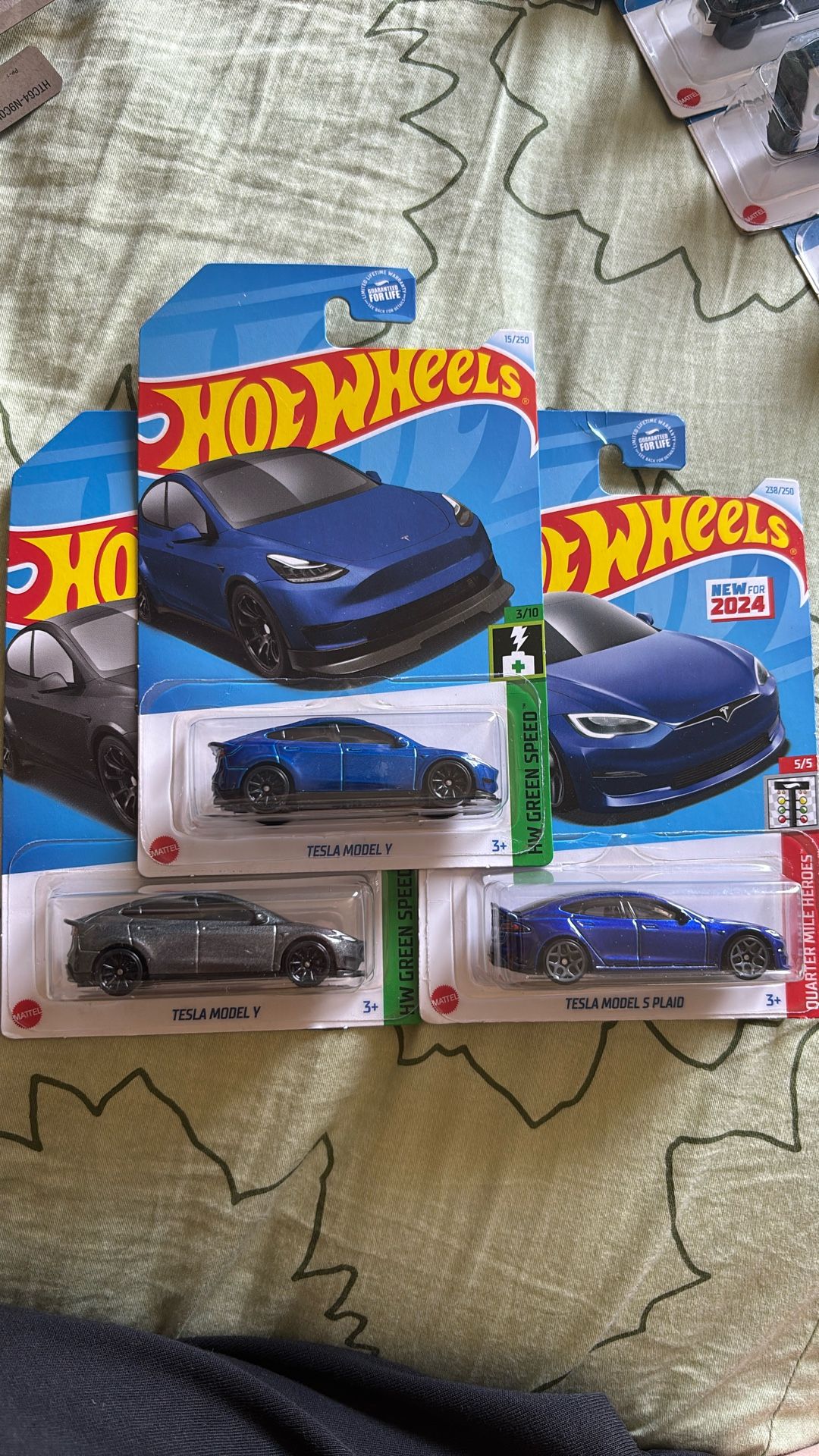 Hotwheels Tesla Model y / S Plaid