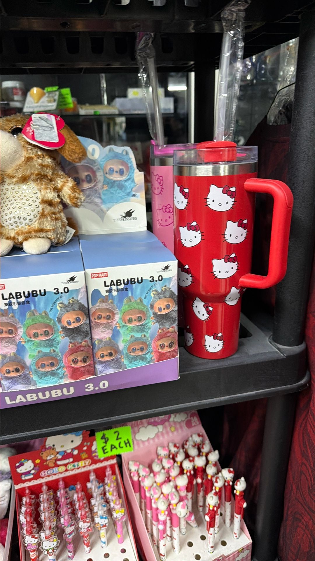 Hello Kitty Cups Only Sixteen Dollars La Boo-Boo Three . 3.0 Twelve Dollars.