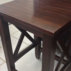 Rolling Kitchen Island Wooden 