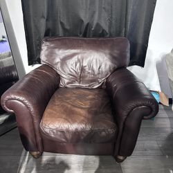 Leather Chair Love Seat