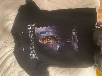 Megadeth Black Band Graphic T-Shirt