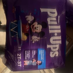 Pull Ups Size 2T-3T Boys