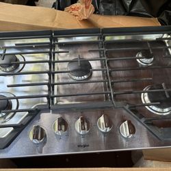 Whirlpool Gas Cooktop 