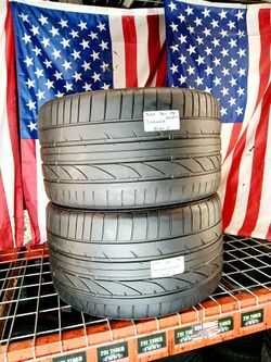 ⭐️ USED TIRES 305/30ZR19 BRIDGESTONE POTENZA RE050A MAX PERFORMANCE DRAG STREET RADIAL 305 30 19