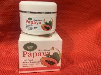 Papaya, dark spot whitening cream