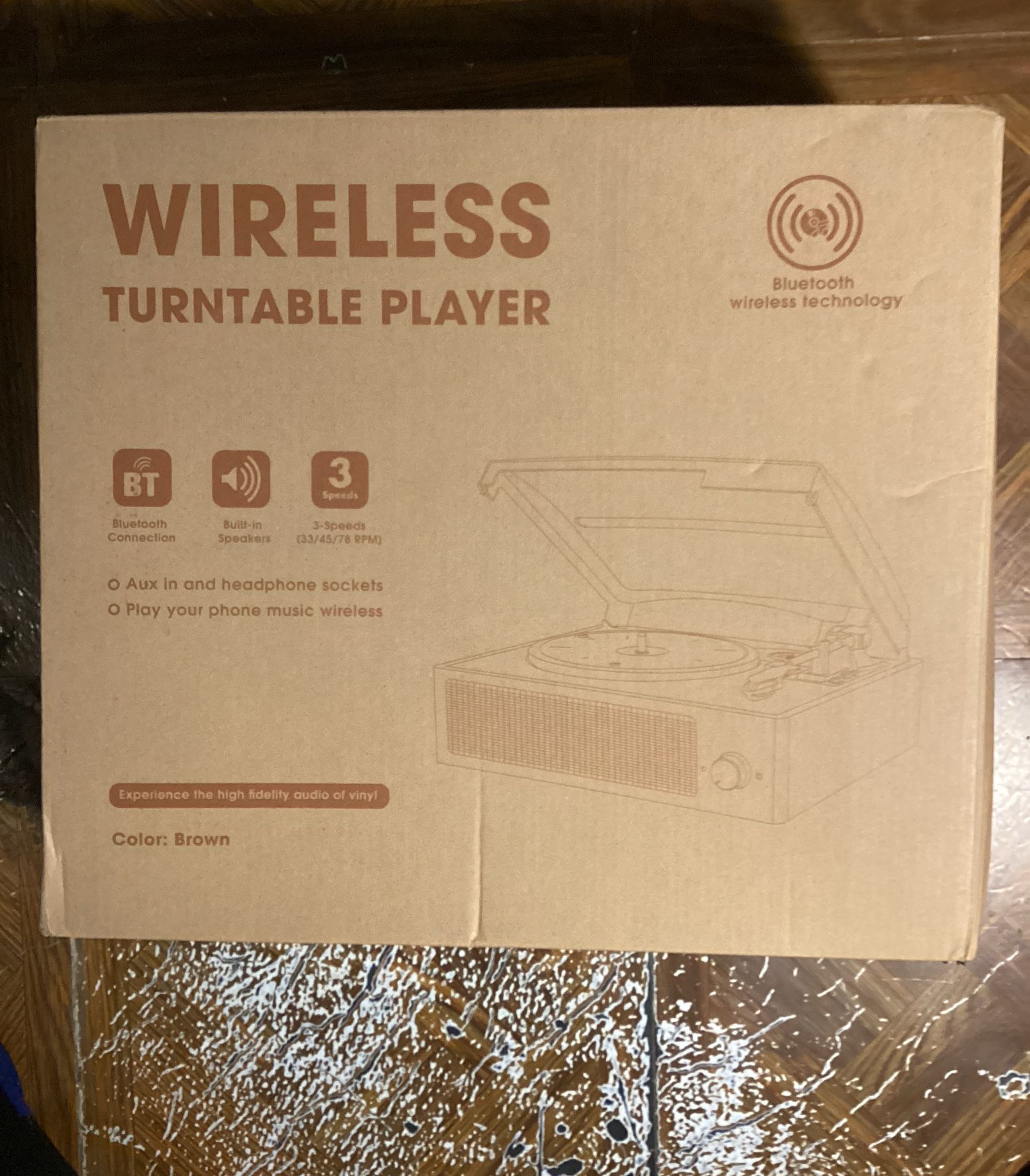 Wireless Turntable Player