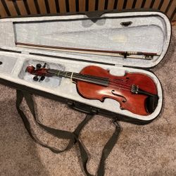3/4 Violin In Stradivari Style Sold With Case