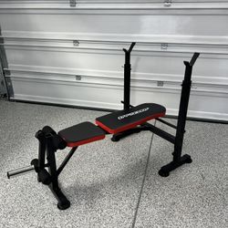 Incline, Flat, Decline Bench With Leg Extension (like New) 
