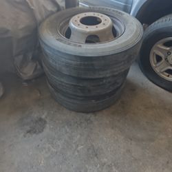 225- 70- 19.5  Tires And Wheels  10 Lug