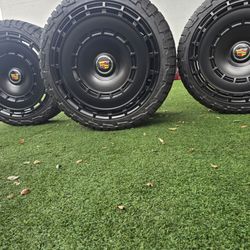 4 NEW 24X10 CADILLAC ESCALADE FLOTERS
