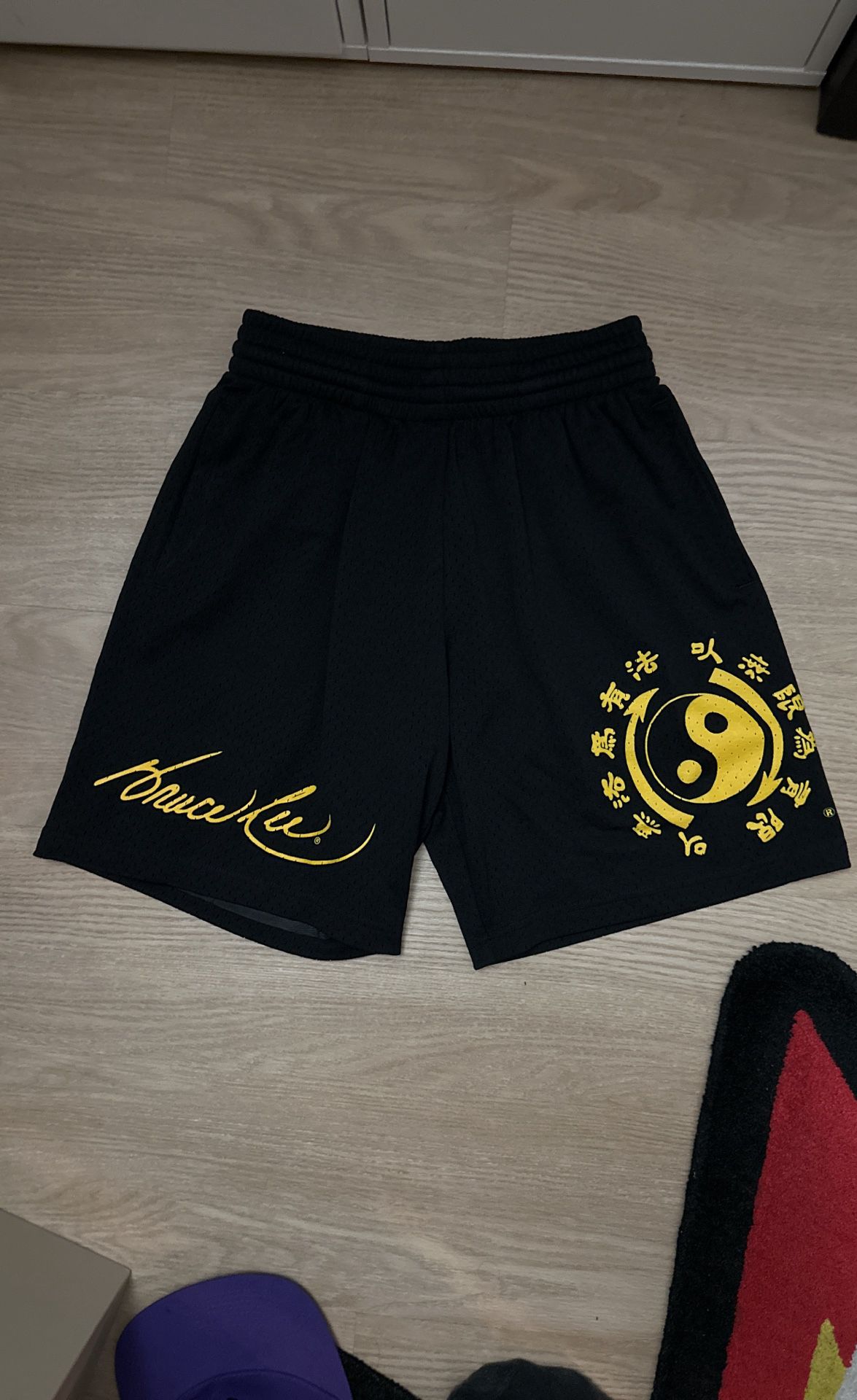 Size Small Mitchell And Ness Authentic Swingman Shorts Bruce Lee