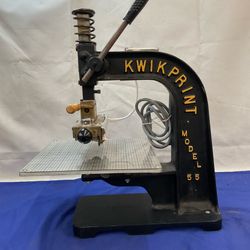 Halvorfold-kwikprint co.55 foil stamping machine