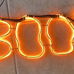 “BOO!” Short Circuit Neon Sign  Halloween 