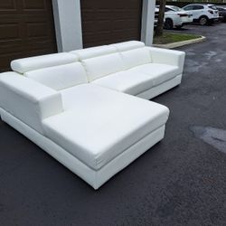 SOFA COUCH SECTIONAL WHITE 🛻 DELIVERY AVAILABLE 🛻