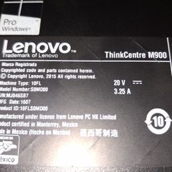 Lenovo Thinkcentre M900 PC With Monitor 