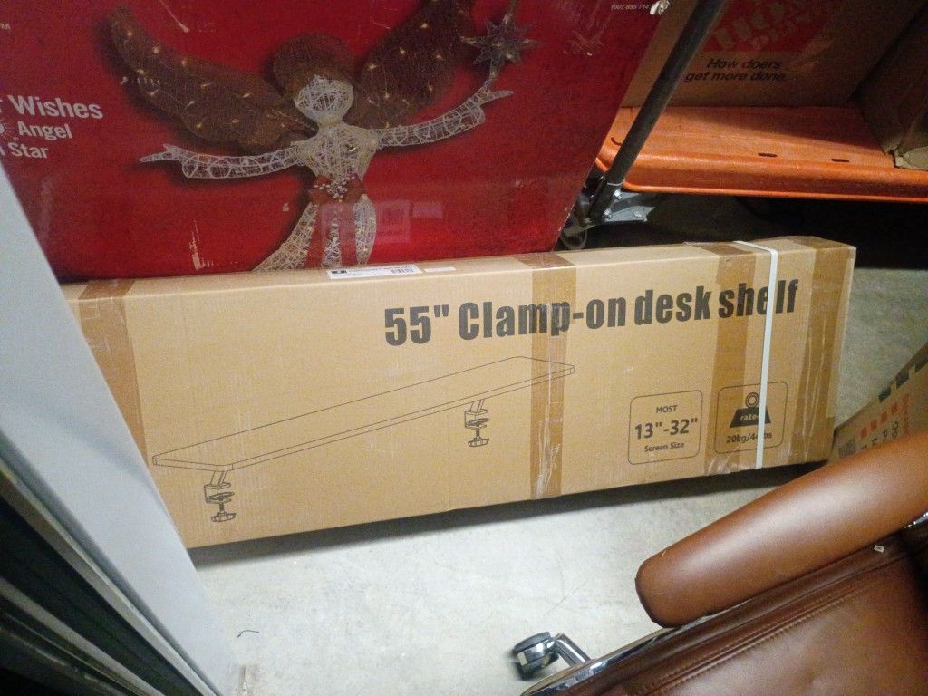 Clamp On Desk Shelf