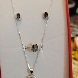 925 Silver Set 3pcs