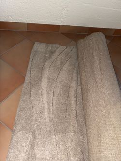 Cream area rug