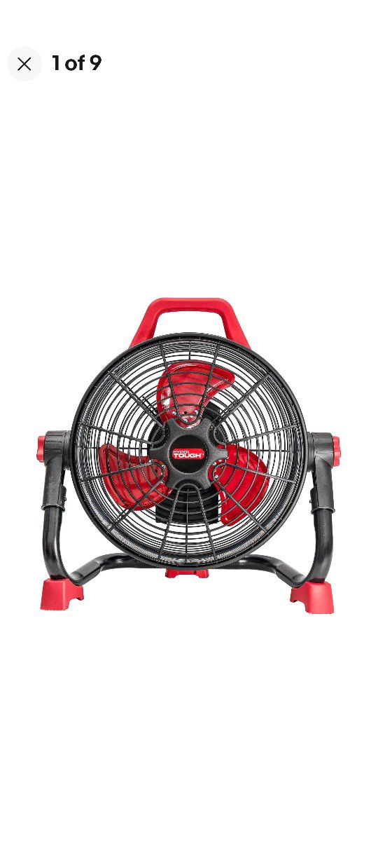 The Hyper Tough 12 inch Rechargeable Battery Powered Floor Fan 