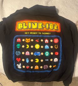 SDCC Exclusive Blink 182 Pac Man Zip Up Hoodie Size M