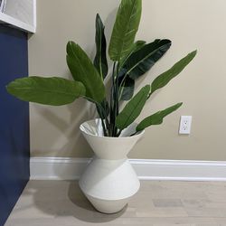 White Large Vase 