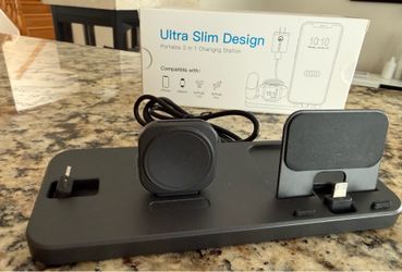Slim design charging base